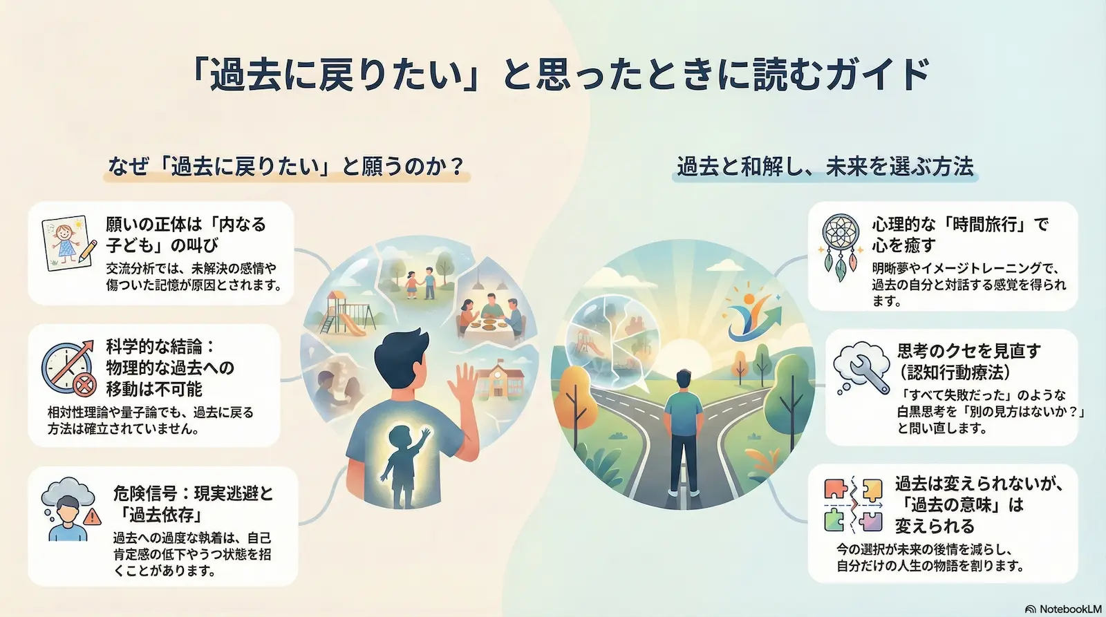 「過去に戻りたい」と思ったときに読むガイド